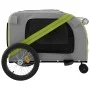 Remolque de bicicleta mascotas hierro tela Oxford verde gris by , pet strollers - Ref: Foro24-93906, Price: 108,90 €, Discoun...