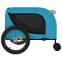 Fahrradanhänger für Haustiere, Eisen, Oxford-Stoff, blau schwarz von , Kinderwagen für Haustiere - Ref: Foro24-94030, Preis: ...