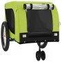 Remolque de bicicleta mascotas hierro tela Oxford verde negro de , Cochecitos para mascotas - Ref: Foro24-94032, Precio: 90,5...