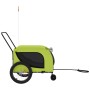 Fahrradanhänger für Haustiere aus Eisen und Oxford-Gewebe in Grün und Schwarz. von , Kinderwagen für Haustiere - Ref: Foro24-...