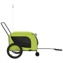 Remolque de bicicleta mascotas hierro tela Oxford verde negro de , Cochecitos para mascotas - Ref: Foro24-94032, Precio: 90,5...