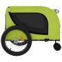 Fahrradanhänger für Haustiere aus Eisen und Oxford-Gewebe in Grün und Schwarz. von , Kinderwagen für Haustiere - Ref: Foro24-...