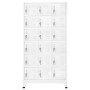 Spind mit 18 Metallfächern 90x40x180 cm von vidaXL, Schließfächer und Lagerschränke - Ref: Foro24-245966, Preis: 377,04 €, Ra...