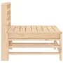 Sofás centrales de jardín 2 unidades madera maciza de pino by , Modular outdoor sofas - Ref: Foro24-825639, Price: 115,16 €, ...