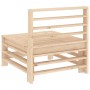 Zwei zentrale Gartensofas aus massivem Kiefernholz. von , Modulare Sofas für den Außenbereich - Ref: Foro24-825639, Preis: 11...