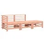 3-teiliges Gartensitzgruppen-Set aus massivem Douglasienholz von , Modulare Sofas für den Außenbereich - Ref: Foro24-825651, ...