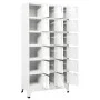 Locker with 18 metal compartments 90x40x180 cm by vidaXL, Lockers and storage cabinets - Ref: Foro24-245966, Price: 409,65 €,...