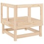 Ecksofas für den Garten, 2 Stück, Massivholz aus Kiefer von , Modulare Sofas für den Außenbereich - Ref: Foro24-825394, Preis...