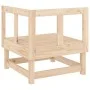 Sofás de esquina de jardín 2 uds madera maciza de pino by , Modular outdoor sofas - Ref: Foro24-825394, Price: 106,12 €, Disc...