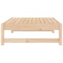 Taburete de jardín madera maciza de pino 120x80 cm by , Modular outdoor sofas - Ref: Foro24-825709, Price: 86,60 €, Discount: %
