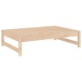Massiver Gartenhocker aus Kiefernholz 120x80 cm von , Modulare Sofas für den Außenbereich - Ref: Foro24-825709, Preis: 86,60 ...
