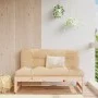 Sofá central de jardín madera maciza de pino 120x80 cm by , Modular outdoor sofas - Ref: Foro24-825702, Price: 85,69 €, Disco...