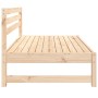 Mittleres Gartensofa aus massivem Kiefernholz 120x80 cm von , Modulare Sofas für den Außenbereich - Ref: Foro24-825702, Preis...