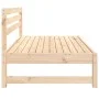 Mittleres Gartensofa aus massivem Kiefernholz 120x80 cm von , Modulare Sofas für den Außenbereich - Ref: Foro24-825702, Preis...