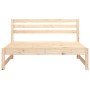 Sofás centrales de jardín 2 uds madera maciza de pino 120x80 cm by , Modular outdoor sofas - Ref: Foro24-825716, Price: 159,4...