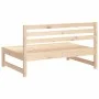 Gartencouches, 2 Stück, Massivholz aus Kiefer, 120x80 cm. von , Modulare Sofas für den Außenbereich - Ref: Foro24-825716, Pre...