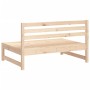 Sofás centrales de jardín 2 uds madera maciza de pino 120x80 cm by , Modular outdoor sofas - Ref: Foro24-825716, Price: 159,4...