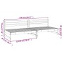 Sofás centrales de jardín 2 uds madera maciza de pino 120x80 cm by , Modular outdoor sofas - Ref: Foro24-825716, Price: 159,4...