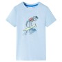 Kinder-T-Shirt in Hellblau, Größe 92. von , Kinder-T-Shirts - Ref: Foro24-12559, Preis: 8,00 €, Rabatt: %