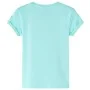 Kinder-T-Shirt in hellmintgrün, Größe 116. von , Kinder-T-Shirts - Ref: Foro24-11386, Preis: 8,30 €, Rabatt: %