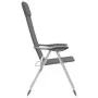 Sillas de camping plegables 4 unidades aluminio gris de vidaXL, Mobiliario de camping - Ref: Foro24-44307, Precio: 221,83 €, ...