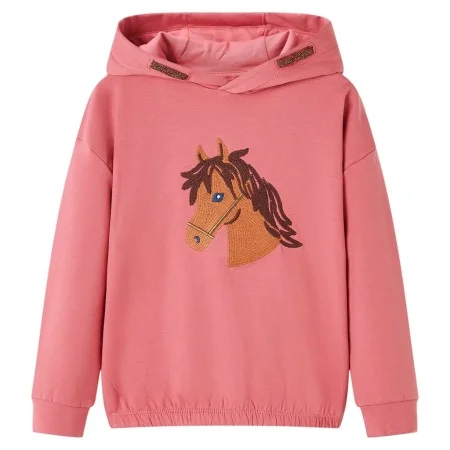 Kinderkapuzenpullover in Altrosa, Größe 116 von , Kinder-T-Shirts - Ref: Foro24-14036, Preis: 12,50 €, Rabatt: %