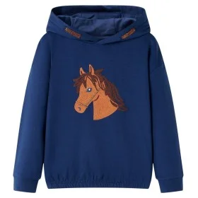 Kinderkapuzenpullover in Marineblau, Größe 116. von , Kinder-T-Shirts - Ref: Foro24-14041, Preis: 12,50 €, Rabatt: %
