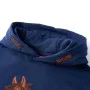 Kinderkapuzenpullover in Marineblau, Größe 116. von , Kinder-T-Shirts - Ref: Foro24-14041, Preis: 12,50 €, Rabatt: %