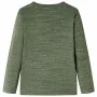 Kinder Langarmshirt in Khaki-Melange, Größe 92. von , Kinder-T-Shirts - Ref: Foro24-13189, Preis: 8,64 €, Rabatt: %