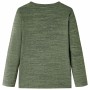 Kinder Langarmshirt in Khaki-Melange, Größe 92. von , Kinder-T-Shirts - Ref: Foro24-13189, Preis: 8,74 €, Rabatt: %
