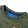 Kinder Langarmshirt in Khaki-Melange, Größe 92. von , Kinder-T-Shirts - Ref: Foro24-13189, Preis: 8,64 €, Rabatt: %