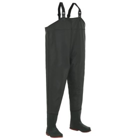 Wathose mit grünen Stiefeln Gr. 42 von vidaXL, Wathosen zum Jagen und Angeln - Ref: Foro24-133657, Preis: 44,82 €, Rabatt: %