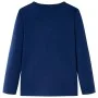 Kinder Langarmshirt in Marineblau, Größe 92. von , Kinder-T-Shirts - Ref: Foro24-13079, Preis: 8,75 €, Rabatt: %