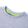 Kinder Langarmshirt in meliertem Grau, Größe 92. von , Kinder-T-Shirts - Ref: Foro24-13259, Preis: 8,66 €, Rabatt: %