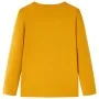 Camiseta infantil de manga larga color ocre 104 de , Camisetas para niños - Ref: Foro24-13265, Precio: 8,59 €, Descuento: %