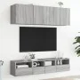 Wand-TV-Möbel 2 Stück in Sonoma-Grau aus Holz 40x30x30 cm von , TV-Möbel - Ref: Foro24-836851, Preis: 45,18 €, Rabatt: %