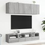 Wand-TV-Möbel 2 Stück in Sonoma-Grau aus Holz 40x30x30 cm von , TV-Möbel - Ref: Foro24-836851, Preis: 45,82 €, Rabatt: %