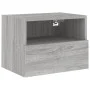 Wand-TV-Möbel 2 Stück in Sonoma-Grau aus Holz 40x30x30 cm von , TV-Möbel - Ref: Foro24-836851, Preis: 45,18 €, Rabatt: %