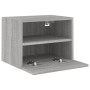 Wand-TV-Möbel 2 Stück in Sonoma-Grau aus Holz 40x30x30 cm von , TV-Möbel - Ref: Foro24-836851, Preis: 45,82 €, Rabatt: %