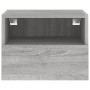 Wand-TV-Möbel 2 Stück in Sonoma-Grau aus Holz 40x30x30 cm von , TV-Möbel - Ref: Foro24-836851, Preis: 45,82 €, Rabatt: %