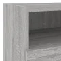 Wand-TV-Möbel 2 Stück in Sonoma-Grau aus Holz 40x30x30 cm von , TV-Möbel - Ref: Foro24-836851, Preis: 45,18 €, Rabatt: %