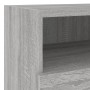 Wand-TV-Möbel 2 Stück in Sonoma-Grau aus Holz 40x30x30 cm von , TV-Möbel - Ref: Foro24-836851, Preis: 45,82 €, Rabatt: %