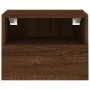 Muebles de pared para TV 2 uds madera roble marrón 40x30x30 cm de , Muebles TV - Ref: Foro24-836853, Precio: 44,29 €, Descuen...