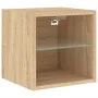 Wand-TV-Möbel mit LED-Lichtern in Sonoma-Eiche 30x28,5x30 cm. von , TV-Möbel - Ref: Foro24-836977, Preis: 26,11 €, Rabatt: %