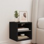 Schwarzer TV-Wandhalter mit LED-Lichtern, 30x28,5x30 cm. von , TV-Möbel - Ref: Foro24-836975, Preis: 27,88 €, Rabatt: %
