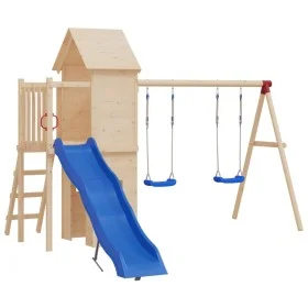 Swings with ropes 2 units blue polyethylene 37x15 cm by vidaXL, Swings and play structures - Ref: Foro24-91700, Price: 61,44 ...