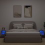 Muebles TV de pared luces LED 2 uds gris hormigón 30x28,5x30 cm by , TV Furniture - Ref: Foro24-836980, Price: 39,28 €, Disco...