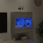 TV-Wandmöbel mit LED-Lichtern in Sonoma-Grau 58,5x30x60,5 cm von , TV-Möbel - Ref: Foro24-837097, Preis: 56,68 €, Rabatt: %