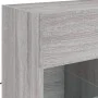 TV-Wandmöbel mit LED-Lichtern in Sonoma-Grau 58,5x30x60,5 cm von , TV-Möbel - Ref: Foro24-837097, Preis: 56,68 €, Rabatt: %