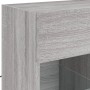 TV-Wandmöbel mit LED-Lichtern in Sonoma-Grau 58,5x30x60,5 cm von , TV-Möbel - Ref: Foro24-837097, Preis: 57,37 €, Rabatt: %